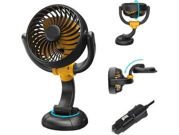 Veiling - F5501 Auto ventilator - 12v Sigarettenaansteker, Witgoed en Apparatuur, Nieuw