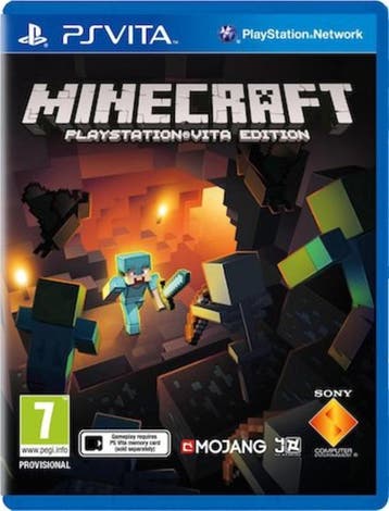 Minecraft (Losse Cartridge) (PS Vita Games), Ophalen of Verzenden, Zo goed als nieuw