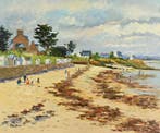 Christiane Stenfort (1940) - Plage de Lancieux, Antiek en Kunst