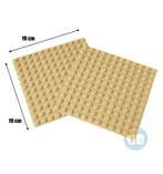 Bouwplaat zand – 19 x 19 cm – 2 stuks, Verzenden, Nieuw