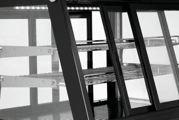 Bartscher Koelvitrine | 120L | Convectiekoeling | Zwart/RVS, Ophalen of Verzenden, Nieuw