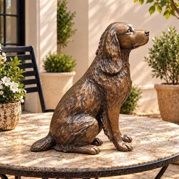 Beeldje - Springer Spaniel Dog Sculpture - Hars