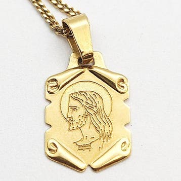 Ketting met hanger - 18 karaat Geel goud