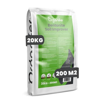 Bentonietklei - Zandige Bodemverbeteraar (20 kg voor 200 m2), Verzenden, Mest