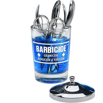 Barbicide  Dompelaar / Flacon  Klein  Ø 5,7 cm x 8,9 cm Hoog, Verzenden, Nieuw