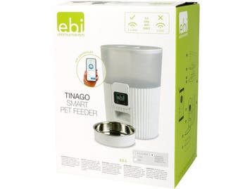 EBI Tinago - Smart Feeder - Voerautomaat Kat - 3,5L - Wit -, Verzenden, Nieuw