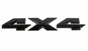 Logo tailgate 4x4 black, Ophalen of Verzenden, Nieuw