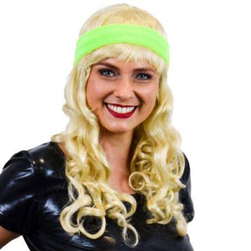 Hoofdband neon groen, Hobby en Vrije tijd, Feestartikelen, Verzenden, Nieuw