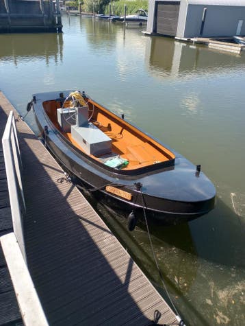 Tukkervlet roeiboot vlet boot werkboot stalenboot robuust, Nieuw