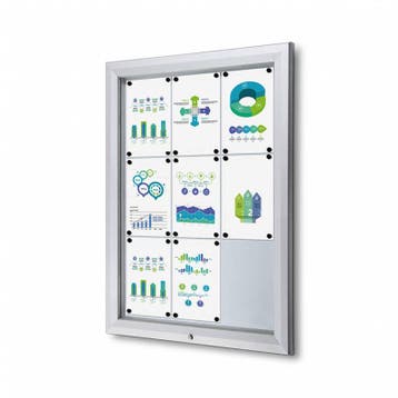 Informatiekast Buiten Whiteboard 9x A4, Nieuw in verpakking