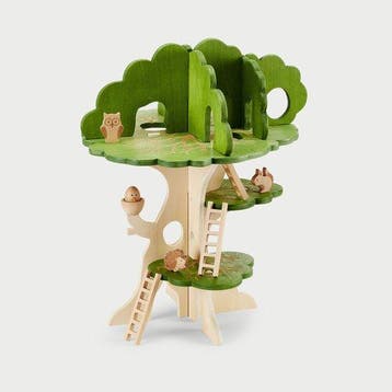 Houten boomhut (Binnenspeelgoed, Baby & Speelgoed), Verzenden, Nieuw