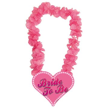 Hawaii krans roze Bride to be, Kleding | Dames, Ophalen of Verzenden, Nieuw