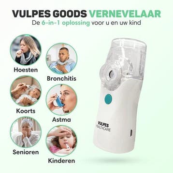 2dekans | Vulpes Goods® HealthCare Aerosoltoestel –, Ophalen of Verzenden, Zo goed als nieuw