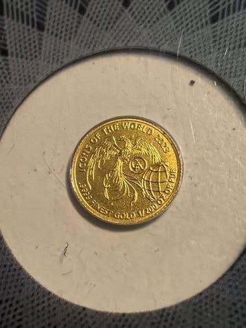 Rwanda. 10 Frw 2023 - Phönix ., 1/200 Oz (.999) (Zonder
