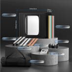 Fotostudio Lichtbox 60 cm LED Productfotografie met 6 Achter, Verzenden, Nieuw