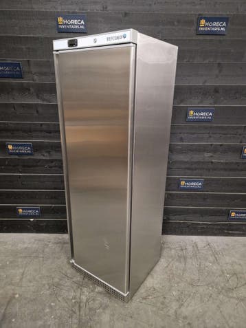 Koelkast | Tefcold | opslagkoeler | RVS | 400 liter | UR400S, Nieuw in verpakking, Koelen en Vriezen