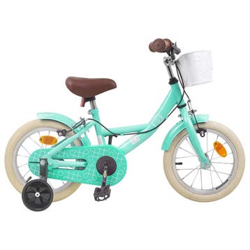 vidaXL Kinderfiets 16 Inch voor 4-6 jaar oud Zeegroen, Verzenden, Nieuw