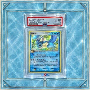 Pokémon Graded card - RARE 2006 HOLO VAPOREON, ONLY 4 IN, Nieuw