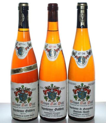 1972 + 1973 + 1976 Huxelrebe Auslese + Spätlese -, Verzamelen, Wijnen, Nieuw