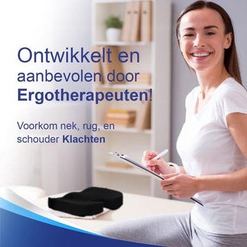 2dekans | Sleeptight Zitkussen - Orthopedisch - Stuitkussen, Ophalen of Verzenden, Zo goed als nieuw