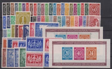 Geallieerde bezetting - Duitsland 1945/1948 - Toezichtraad, Postzegels en Munten, Gestempeld