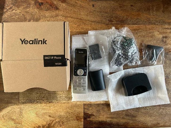 NIEUW Yealink W53H Dect IP Phone SIP-W53H W53, Telecommunicatie, Vaste telefoons | Handsets en Draadloos, 1 handset, Nieuw, Ophalen of Verzenden