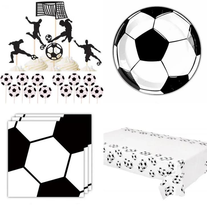 46-delige voetbal party set, Sport en Fitness, Voetbal, Nieuw, Overige typen, Verzenden