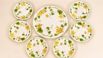 Villeroy & Boch - 6 Assiettes et 1 Grand Plat -