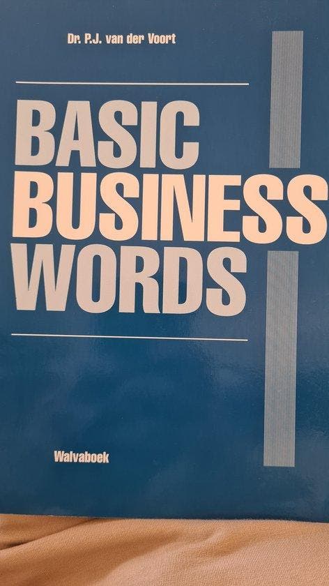 Basic Business Words 9789066750869 P.J. van der Voort, Boeken, Schoolboeken, Zo goed als nieuw, Verzenden