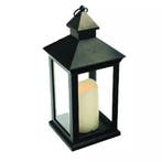 Benson Lantaarn met LED Kaars - Sfeervol en Veilig - Zwar..., Ophalen of Verzenden, Nieuw