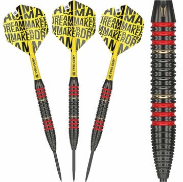 Target Darts - Dimitri van den Bergh  Black Brass - 22 gram, Ophalen of Verzenden, Nieuw, Pijlen