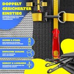 Veiligheidsnet Trampoline - 366 cm - Trampoline net - 6 Stan, Kinderen en Baby's, Speelgoed | Buiten | Trampolines, Verzenden