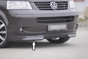 Rieger frontspoiler | T5 Bus: 04.03-08.09 (tot Facelift) | s, Auto-onderdelen, Verzenden, Nieuw, Volkswagen
