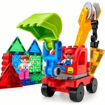 Magnetisch Speelgoed – 1 Auto onderstel + 12 Magnetische, Kinderen en Baby's, Ophalen of Verzenden, Nieuw, Overige merken