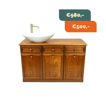 Badkamermeubel | Vintage | Teak |  4271, Minder dan 50 cm, 75 cm of meer, Ophalen of Verzenden, Zo goed als nieuw