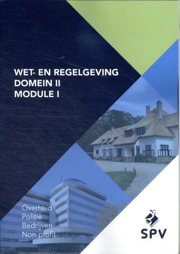 Wet  en regelgeving Domein II 9789083343303, Boeken, Zo goed als nieuw