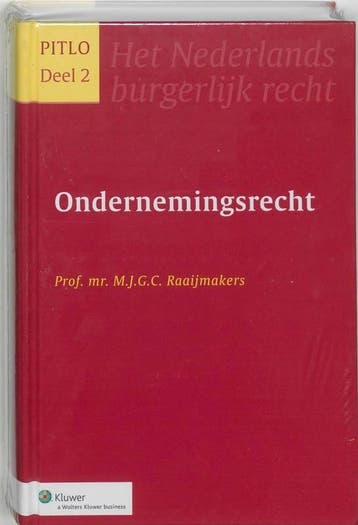Pitlo 2 - Ondernemingsrecht 9789013006773 W.J.M. Van Veen, Verzenden, Zo goed als nieuw, W.J.M. Van Veen