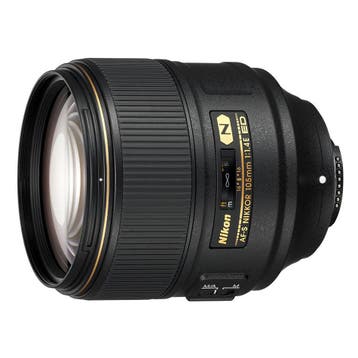 Nikon AF-S 105mm f/1.4 E ED objectief - Tweedehands, Verzenden, Gebruikt, Nikon, Telelens