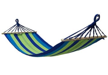 Tuin Hangmat 120kg belastbaar | 44% Korting, Opvouwbaar, Ophalen of Verzenden, Zo goed als nieuw, Eenpersoons