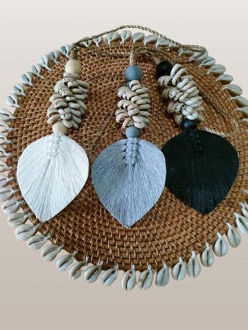 woondecoraties schelpen ketting kado dromenvanger lamp tray, Oosters, Verzenden, Nieuw