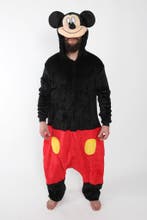 Onesie Mouse Pak Kostuum Muis XS-S Muizenpak Jumpsuit Huispa, Carnaval, Nieuw, Ophalen of Verzenden, Kleding