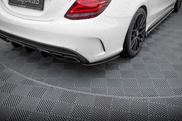 Maxton Diffuser splitters (zijkant) Mercedes C-Klasse S205, Auto diversen, Tuning en Styling, Verzenden