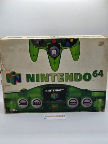 Nintendo - Nintendo 64 - Nintendo 64 Verde Trasparente -, Spelcomputers en Games, Nieuw