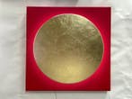 Bruno Bani (1964) - Eclisse totale 40 x 40 Foglia oro