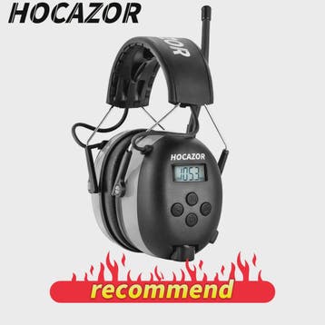 HOCAZOR Gehoorbescherming Koptelefoon met FM/AM Radio - NRR, Verzenden, Nieuw