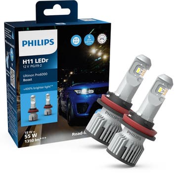 Philips H11 LED Ultinon Pro6000 Boost – straatlegale auto, Verzenden, Nieuw