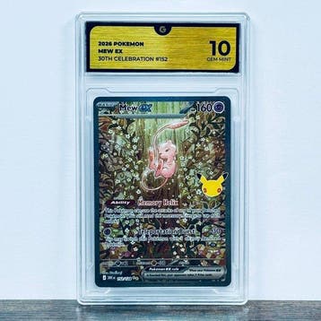 Pokémon Graded card - Mew ex 152 - 30th Anniversary –, Nieuw