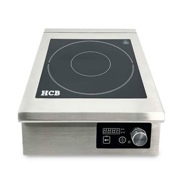 HCB Inductie kookplaat - 5 kW - 400V - RVS, Verzenden, Nieuw in verpakking