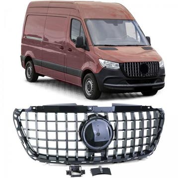 Grill Mercedes Sprinter 907 910 18- Chroom AMG Look, Auto-onderdelen, Ophalen of Verzenden, Nieuw