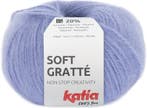 Katia Soft Gratté - 89 violetblauw - Mohair-Look Acryl Gar, Ophalen of Verzenden, Nieuw